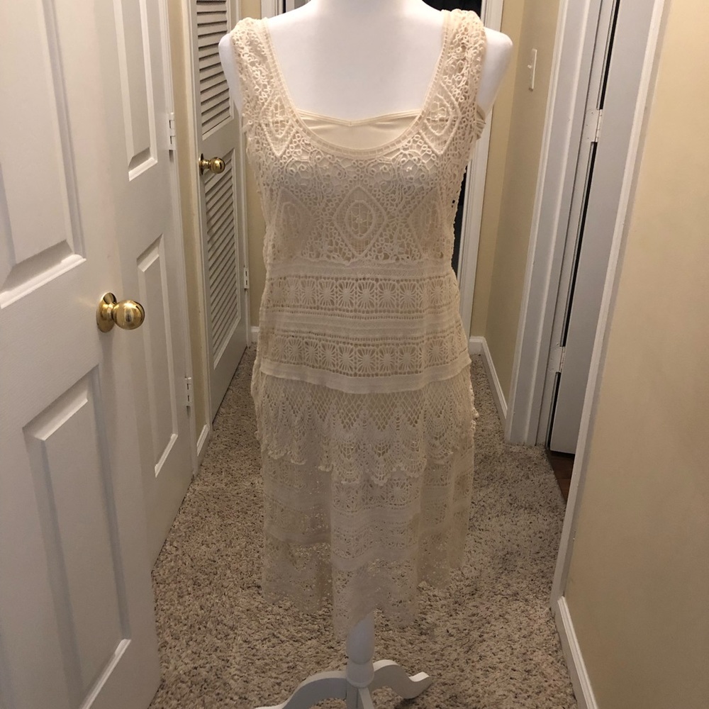LTX lace tunic with cami. Size M